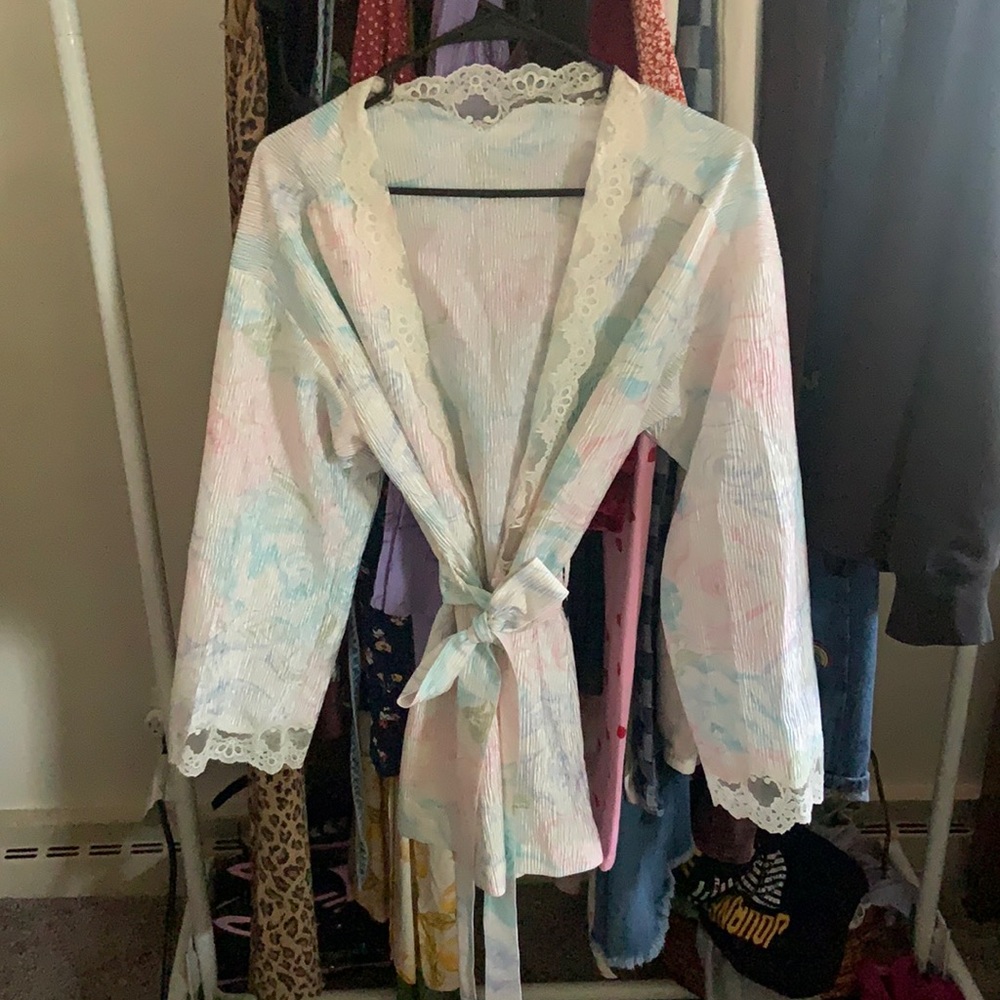 Vintage Iridescent Robe